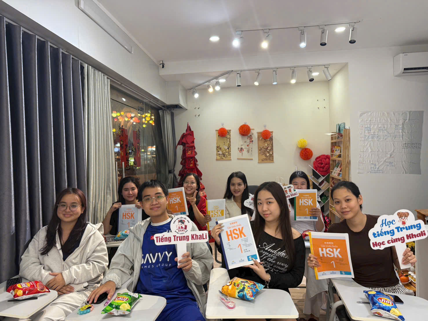 Lớp học giao tiếp phản xạ trực quan tại Tiếng Trung Khali Quận 8